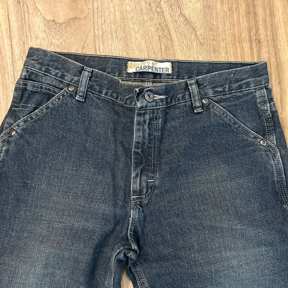 Bailey's Point Carpenter Jeans Boys Size‎ 14 Husky Blue Denim